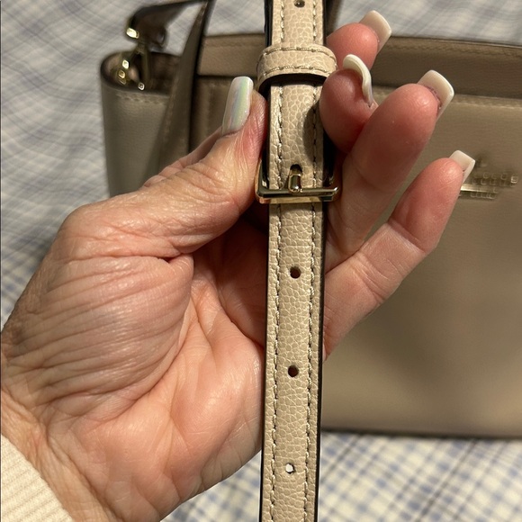 Kate Spade Taupe Leather Satchel
